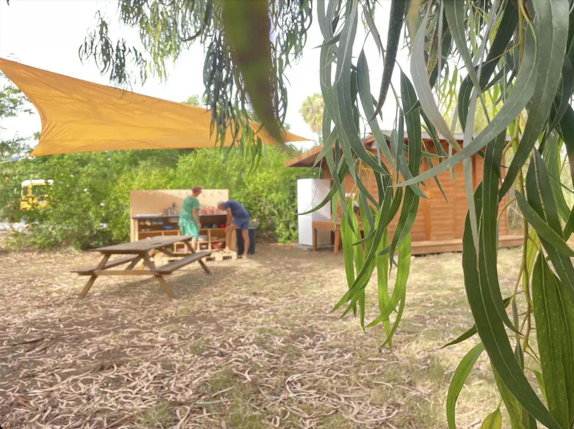 Glamping On Organic Yoga Farm With Natural Swimming Pool Near Beach Moncarapacho Ngoại thất bức ảnh